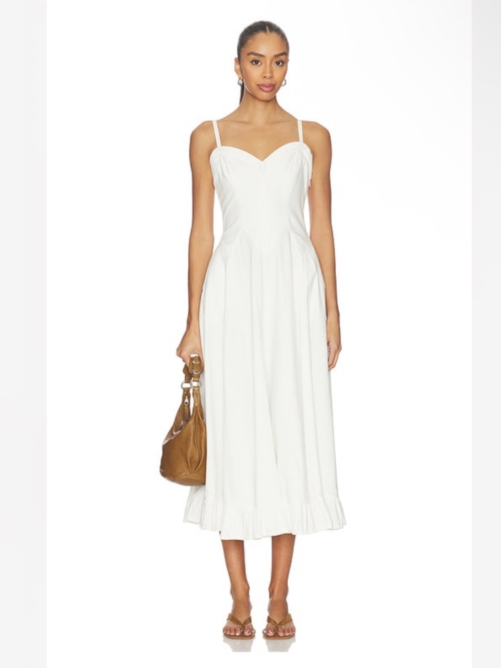 Free People
Another Season Midi Dress White Sweetheart Neck Sz S Small NWT $198 - Picture 3 of 16
